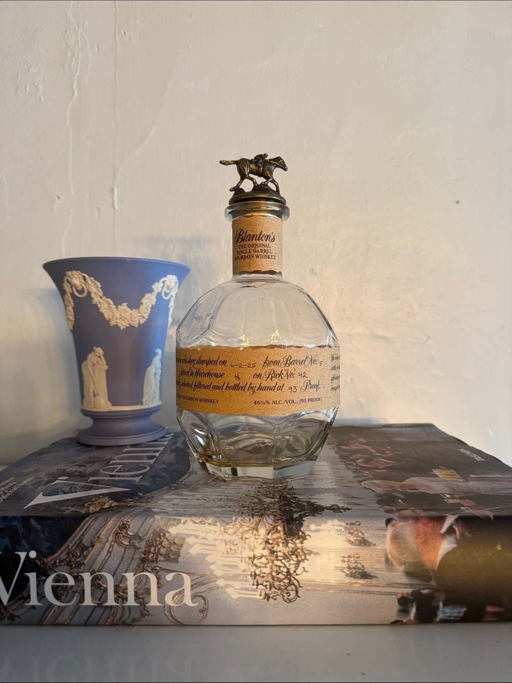 Blanton's Single Barrel Bourbon EMPTY BOTTLE 'N' Cap - Rare
